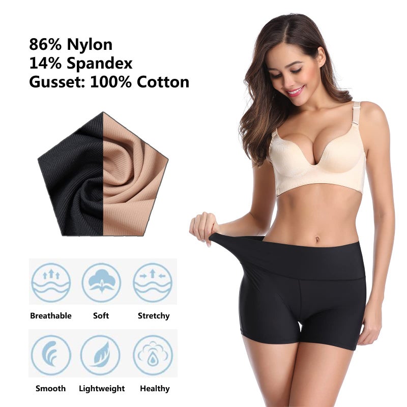 JOYSHAPER Boyshorts Panties for Women Slip Shorts for Women Under Dress Anti Chafing Underwear - Image 4